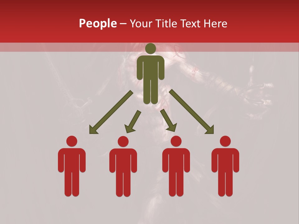 Death Satan Illustration PowerPoint Template