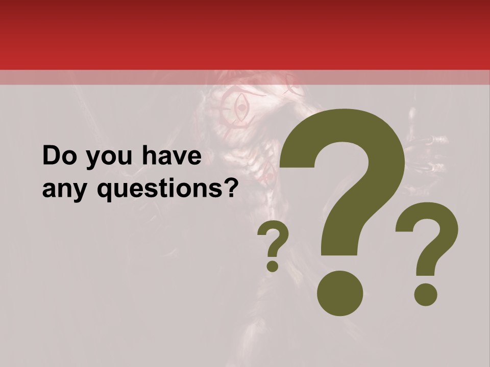 Death Satan Illustration PowerPoint Template