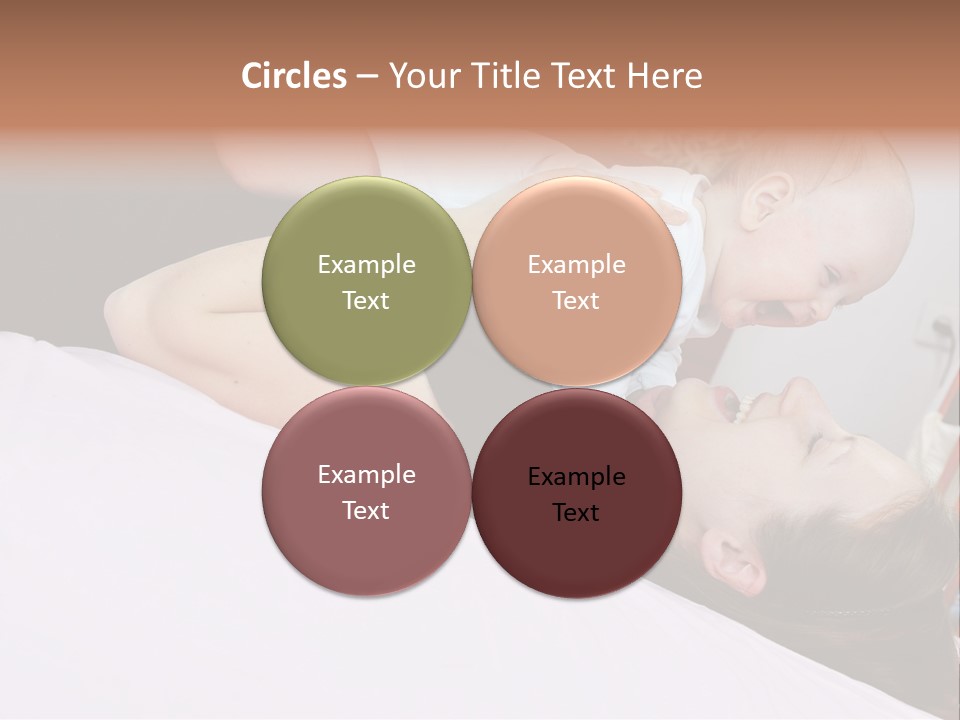 Carefree Offspring Beautiful PowerPoint Template