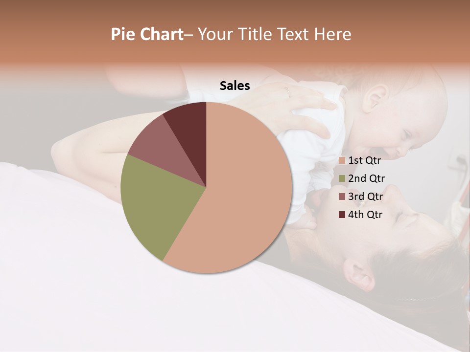 Carefree Offspring Beautiful PowerPoint Template