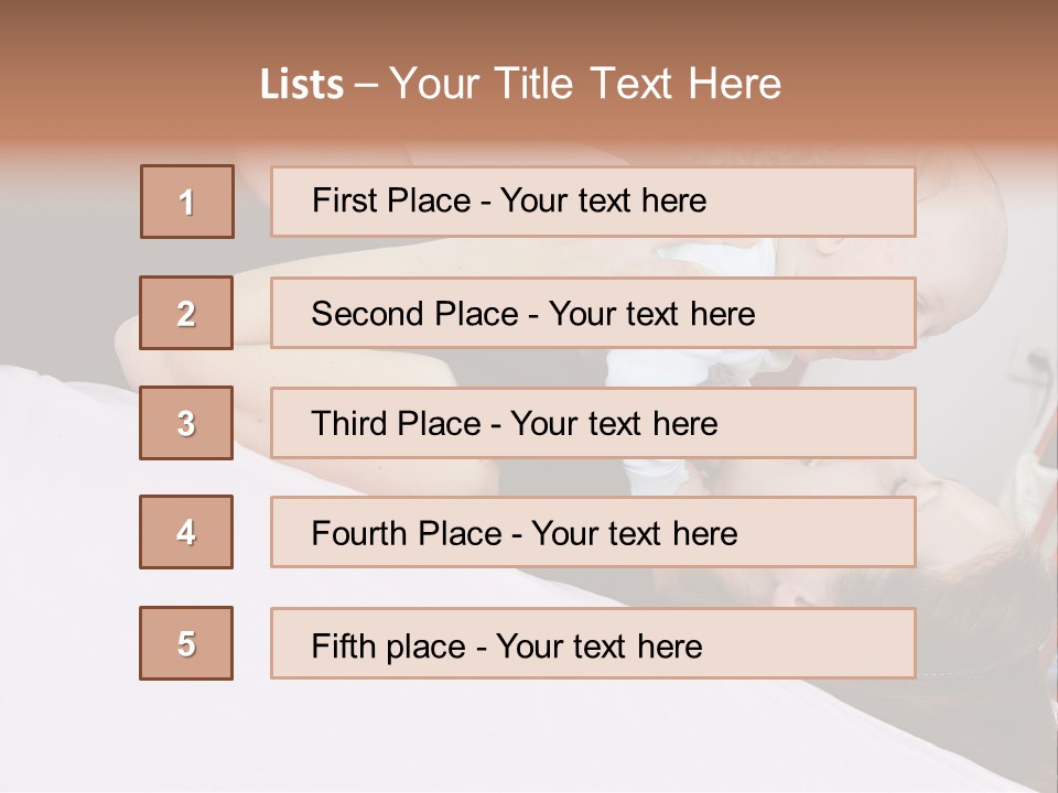 Carefree Offspring Beautiful PowerPoint Template