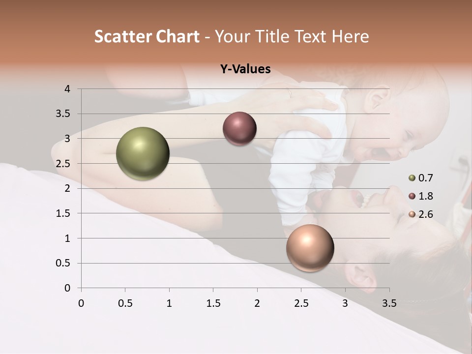 Carefree Offspring Beautiful PowerPoint Template