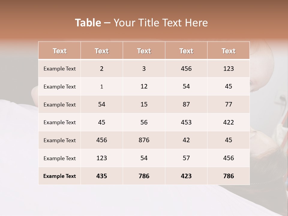 Carefree Offspring Beautiful PowerPoint Template