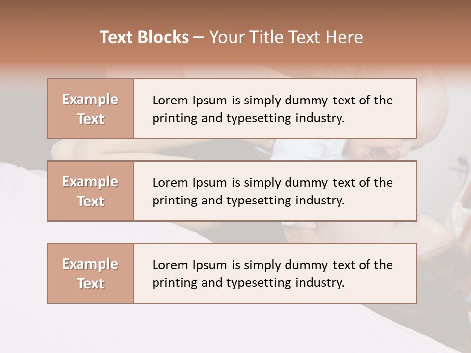 Carefree Offspring Beautiful PowerPoint Template