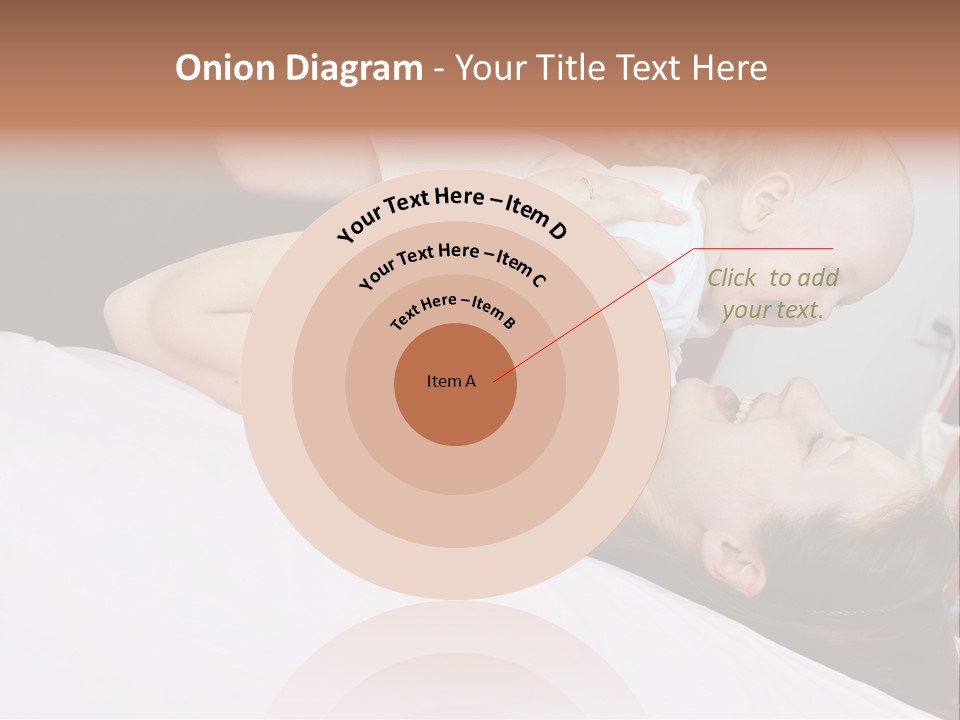 Carefree Offspring Beautiful PowerPoint Template