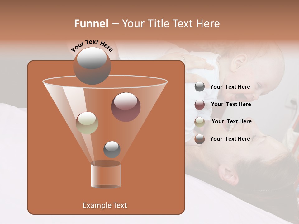 Carefree Offspring Beautiful PowerPoint Template