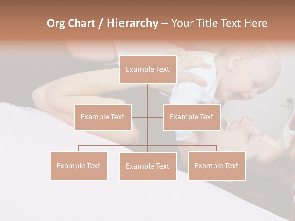 Carefree Offspring Beautiful PowerPoint Template