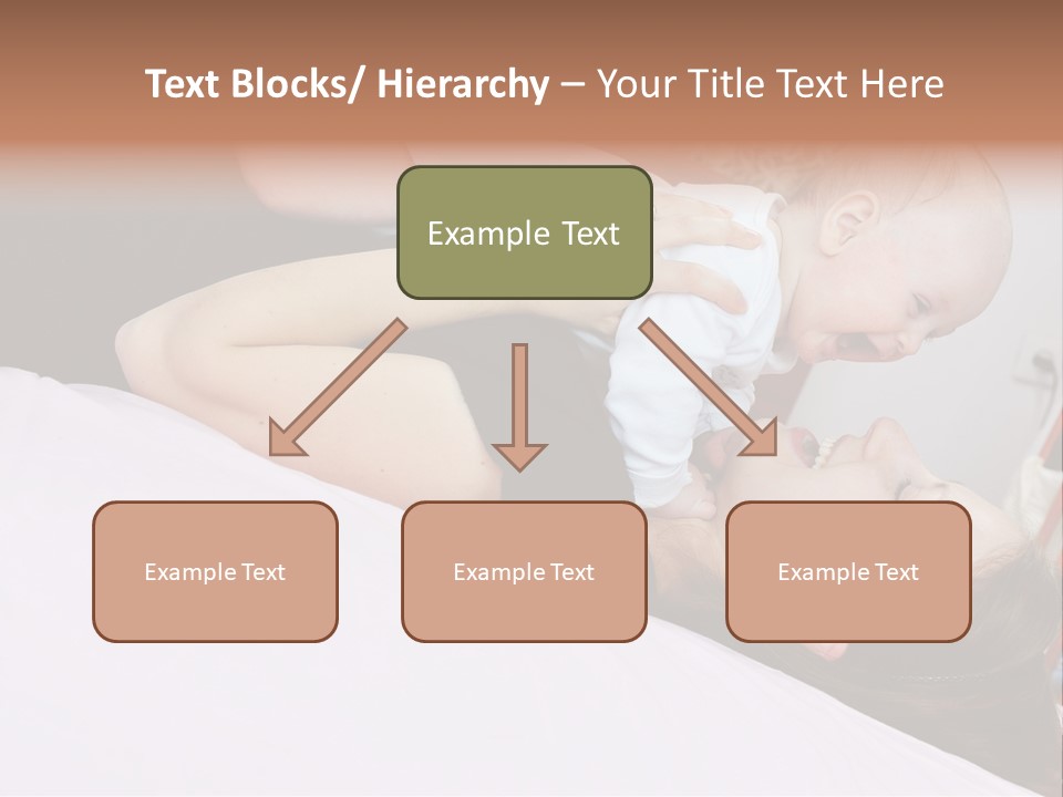 Carefree Offspring Beautiful PowerPoint Template