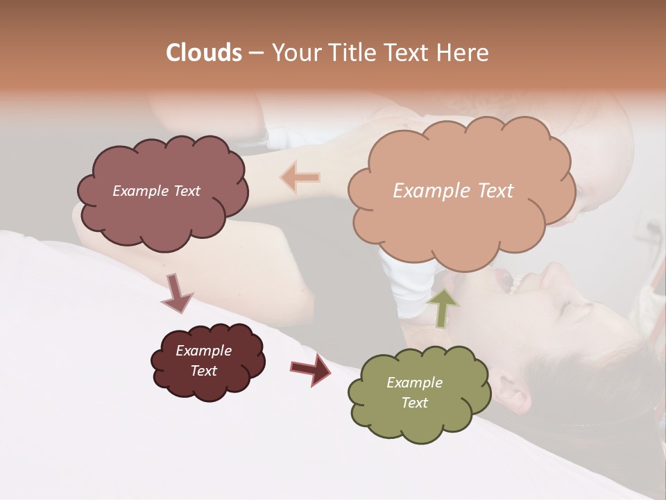 Carefree Offspring Beautiful PowerPoint Template