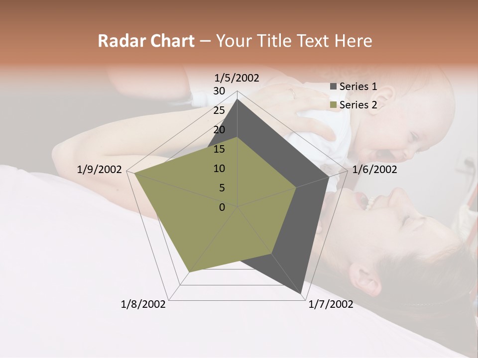 Carefree Offspring Beautiful PowerPoint Template