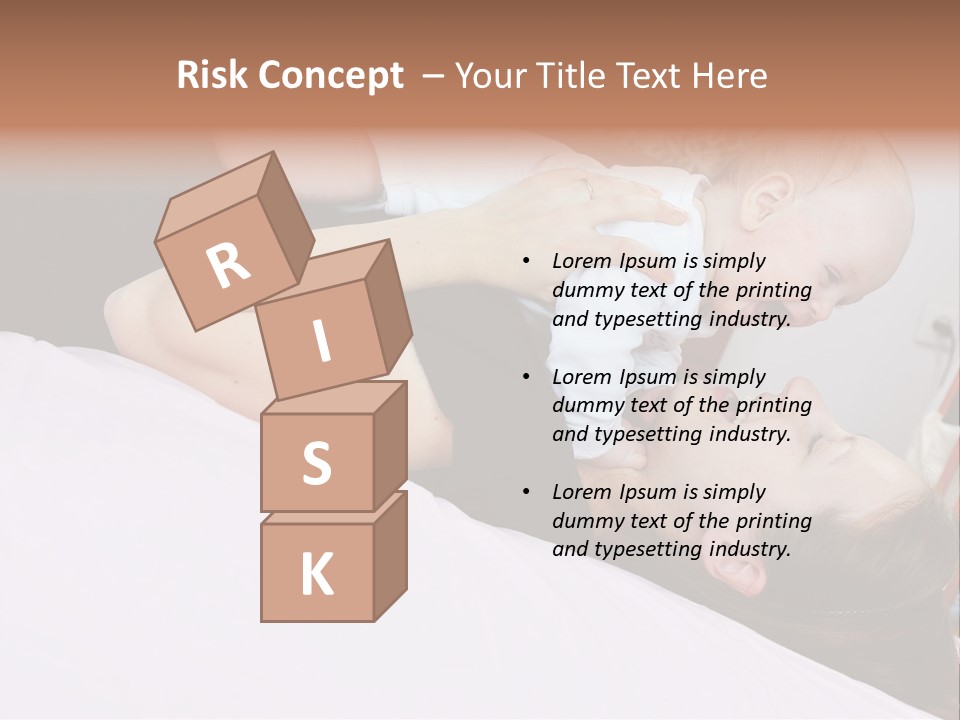 Carefree Offspring Beautiful PowerPoint Template