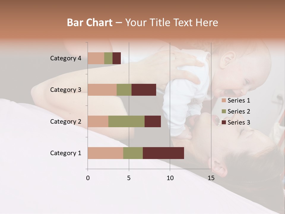 Carefree Offspring Beautiful PowerPoint Template
