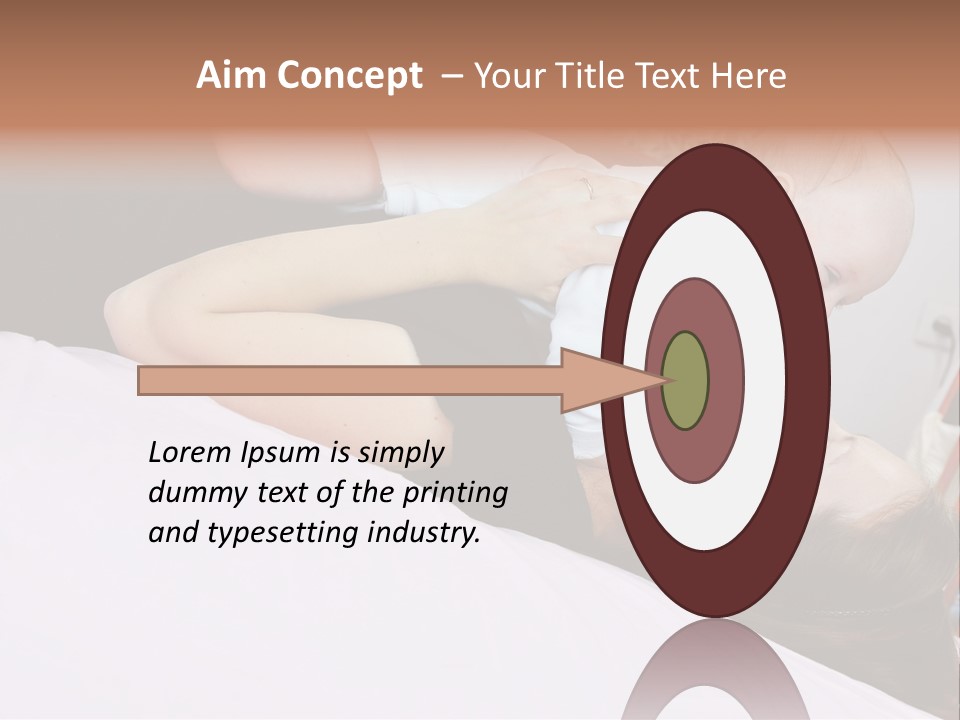 Carefree Offspring Beautiful PowerPoint Template