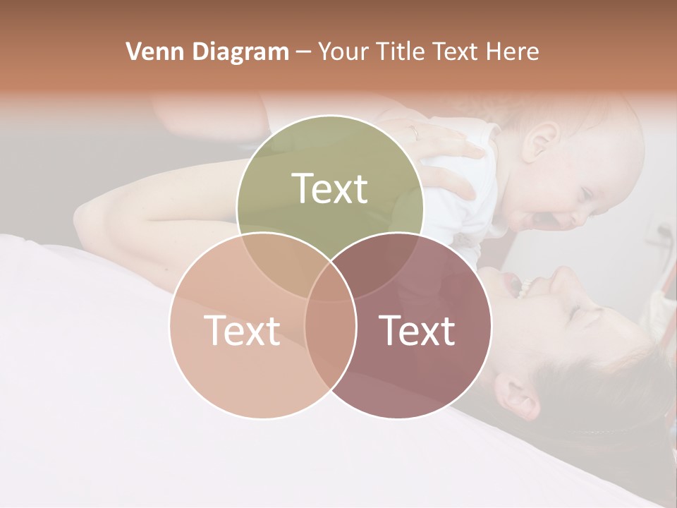 Carefree Offspring Beautiful PowerPoint Template