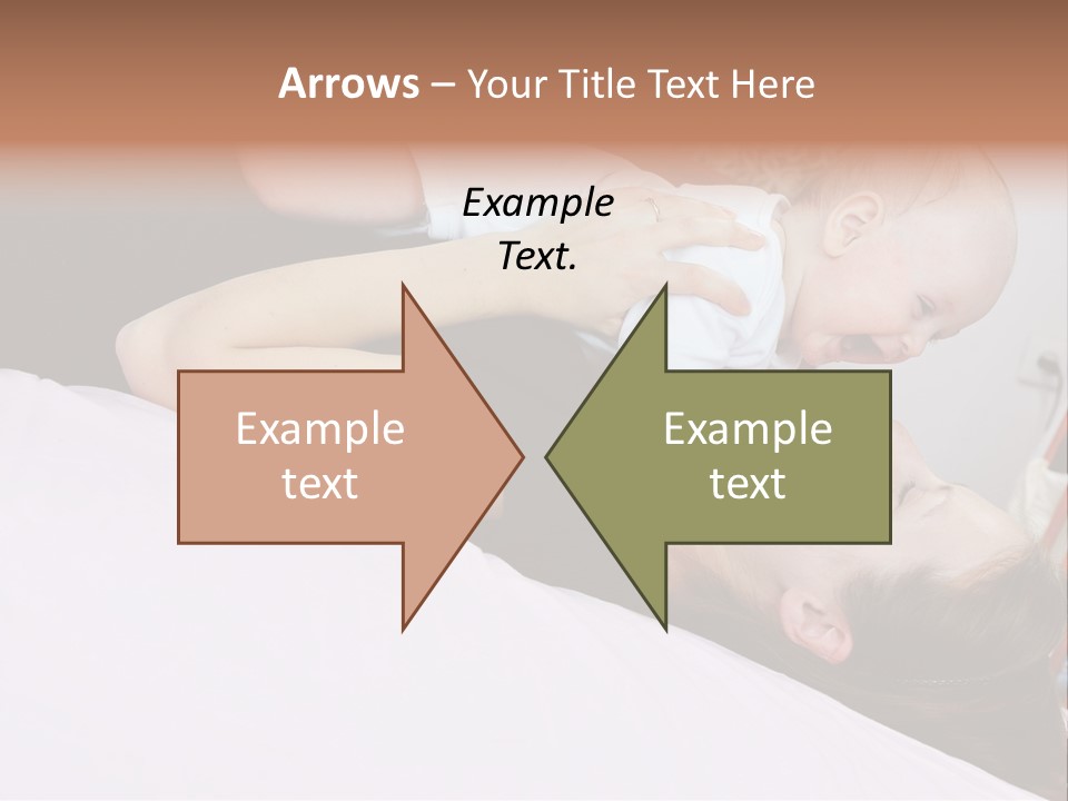 Carefree Offspring Beautiful PowerPoint Template