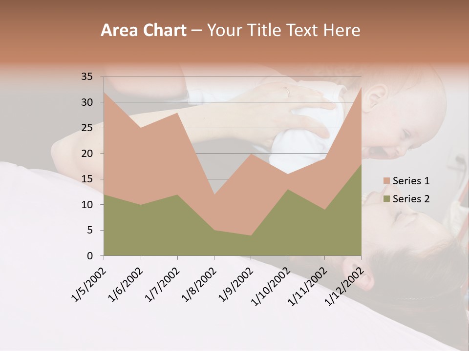 Carefree Offspring Beautiful PowerPoint Template