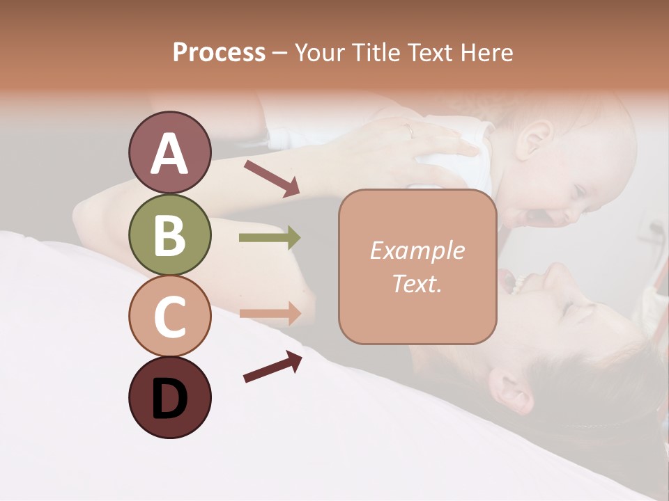 Carefree Offspring Beautiful PowerPoint Template