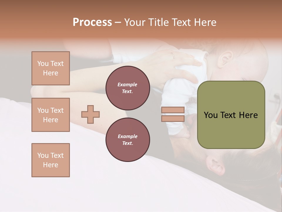 Carefree Offspring Beautiful PowerPoint Template