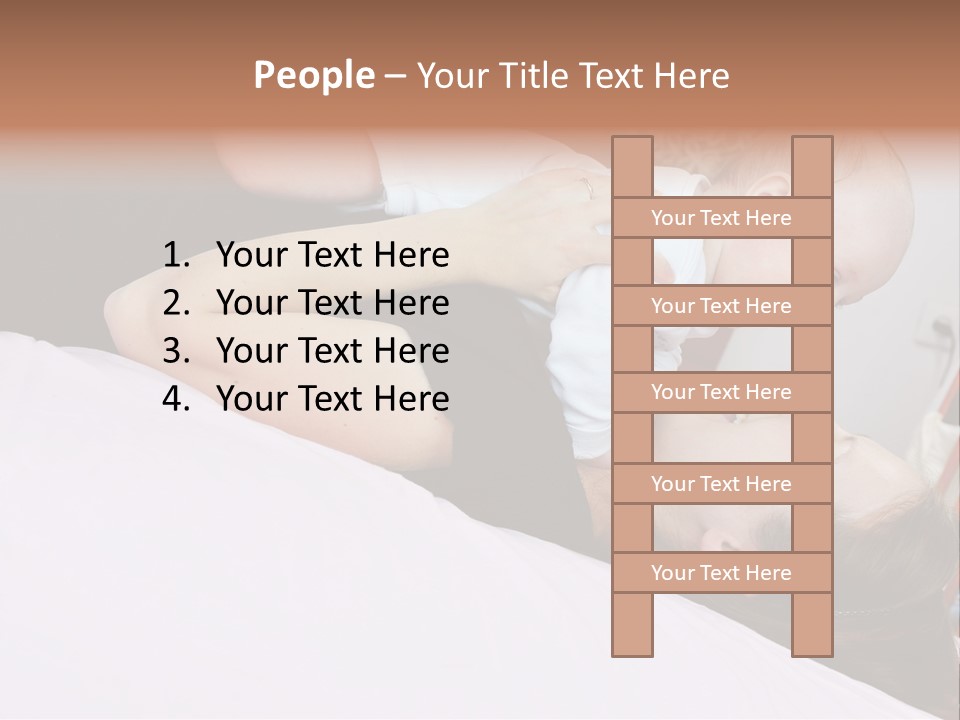 Carefree Offspring Beautiful PowerPoint Template