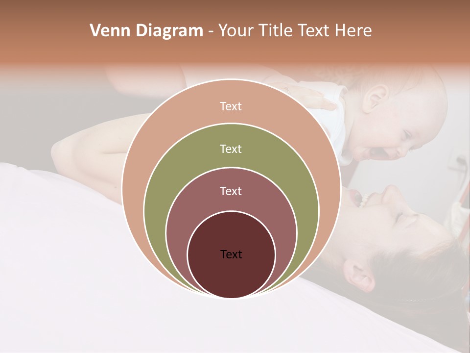 Carefree Offspring Beautiful PowerPoint Template