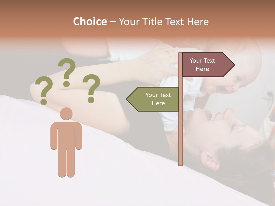 Carefree Offspring Beautiful PowerPoint Template