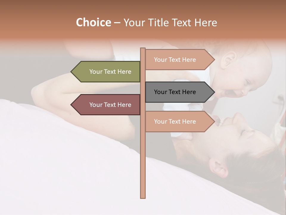 Carefree Offspring Beautiful PowerPoint Template