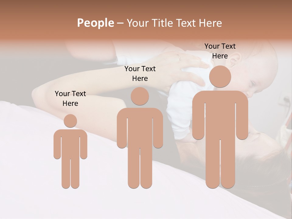 Carefree Offspring Beautiful PowerPoint Template