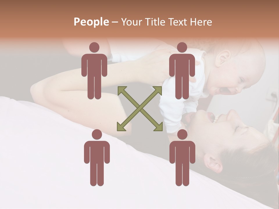 Carefree Offspring Beautiful PowerPoint Template