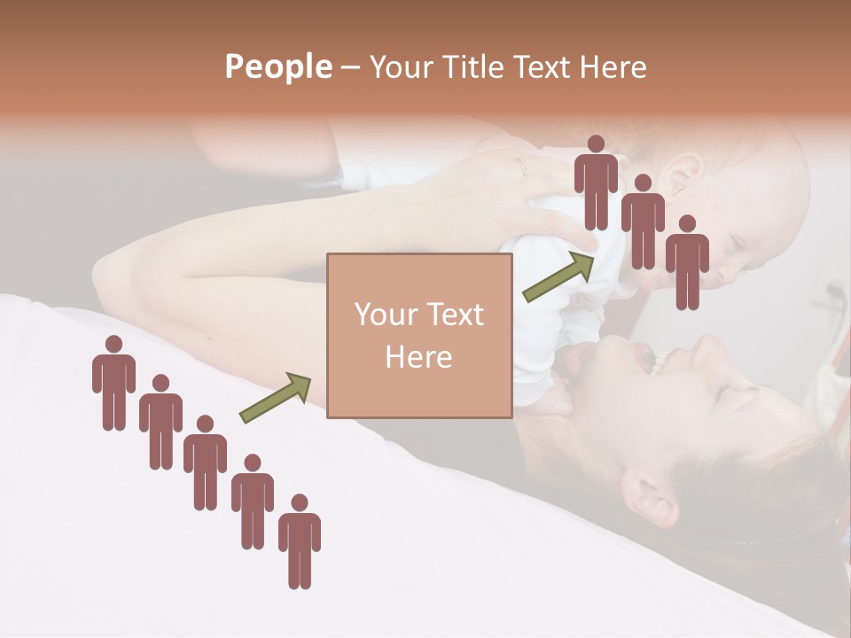 Carefree Offspring Beautiful PowerPoint Template