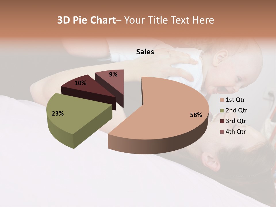 Carefree Offspring Beautiful PowerPoint Template