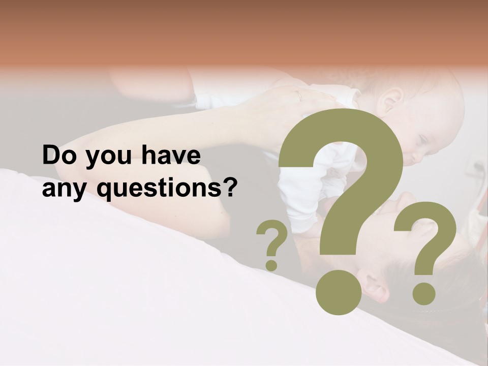 Carefree Offspring Beautiful PowerPoint Template