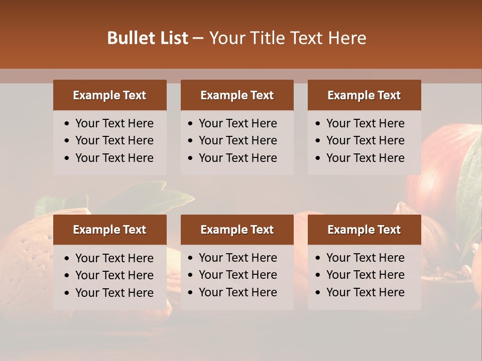 Mast Calorie Fruit PowerPoint Template