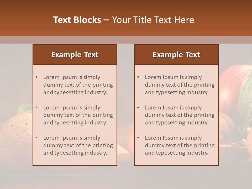 Mast Calorie Fruit PowerPoint Template