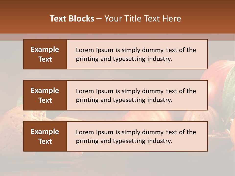 Mast Calorie Fruit PowerPoint Template