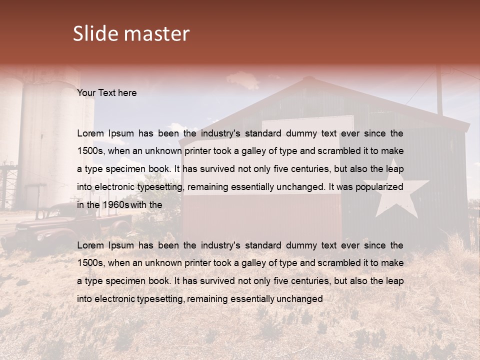 Traffic Restaurant Revival PowerPoint Template