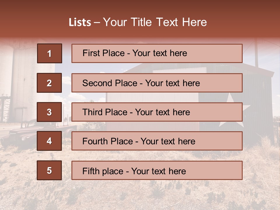 Traffic Restaurant Revival PowerPoint Template