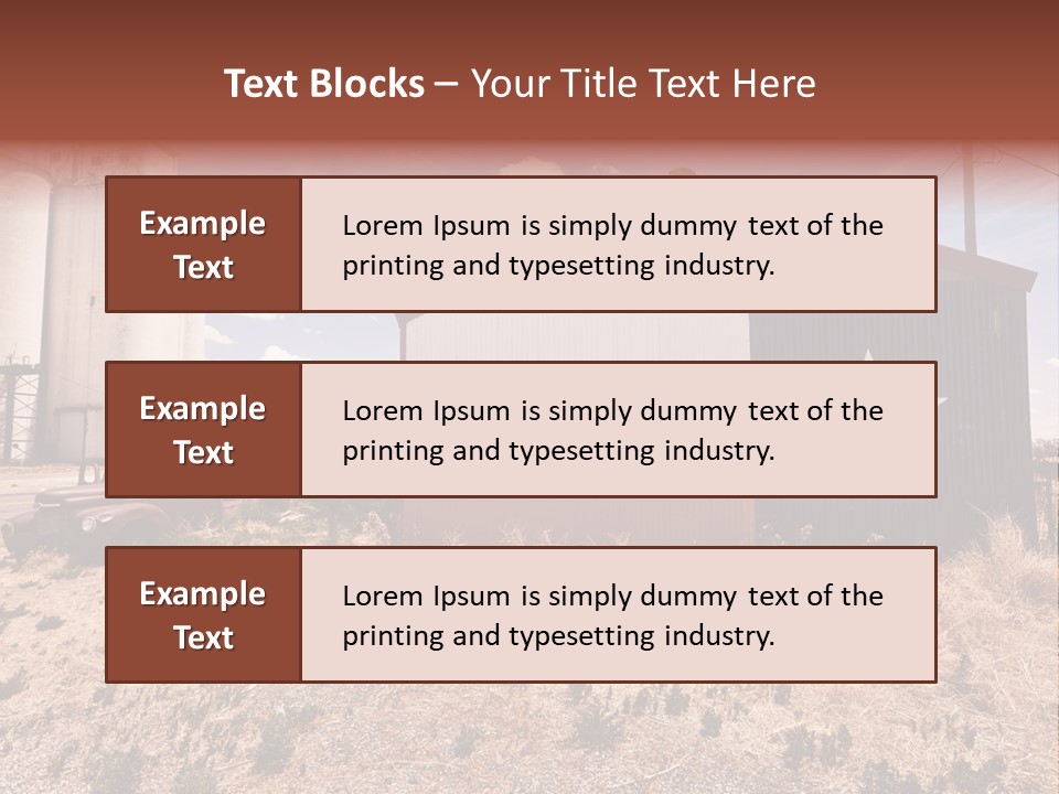 Traffic Restaurant Revival PowerPoint Template