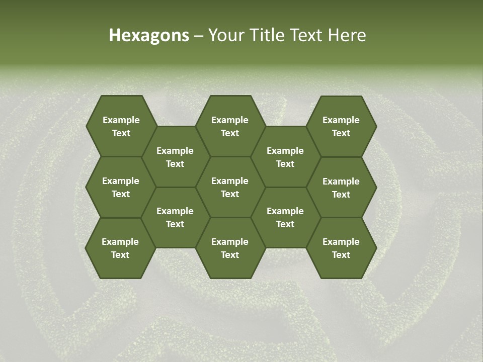 Landscape Way Exit PowerPoint Template