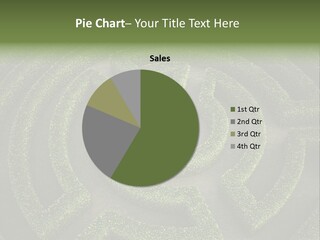 Landscape Way Exit PowerPoint Template