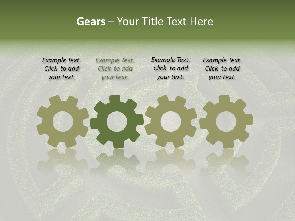 Landscape Way Exit PowerPoint Template