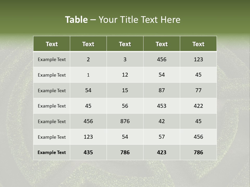 Landscape Way Exit PowerPoint Template