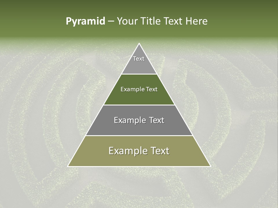 Landscape Way Exit PowerPoint Template