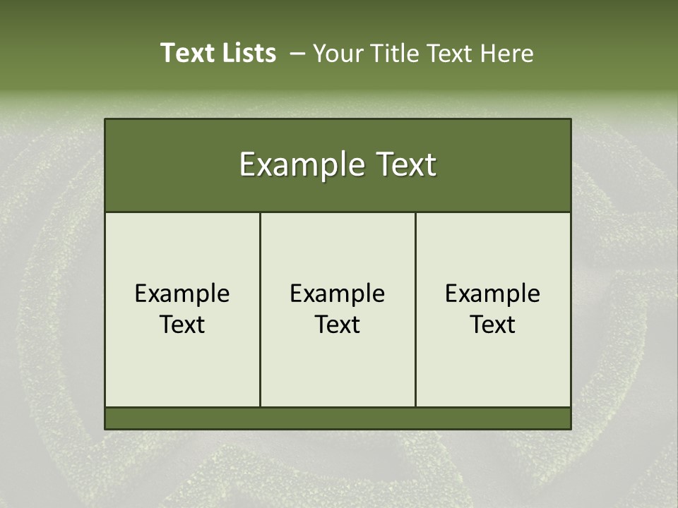 Landscape Way Exit PowerPoint Template