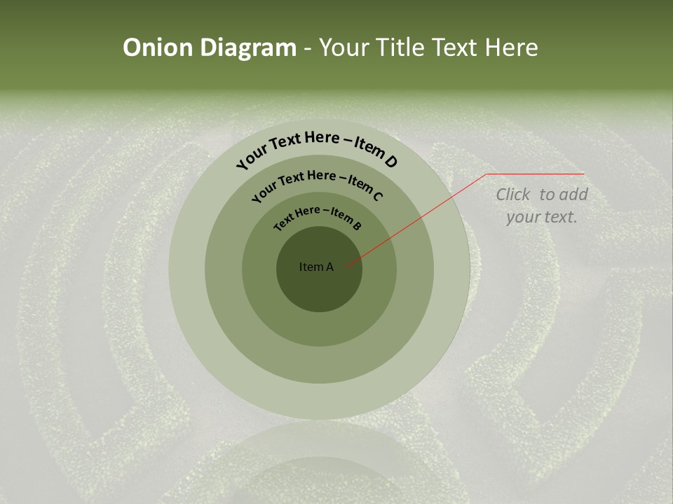 Landscape Way Exit PowerPoint Template
