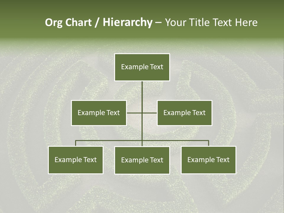 Landscape Way Exit PowerPoint Template