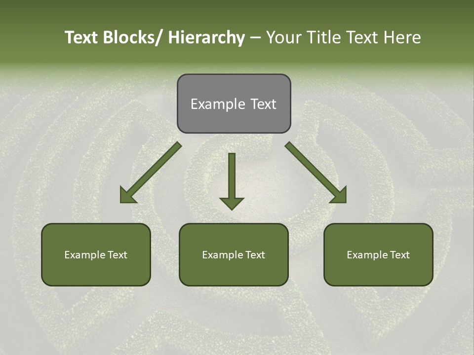 Landscape Way Exit PowerPoint Template