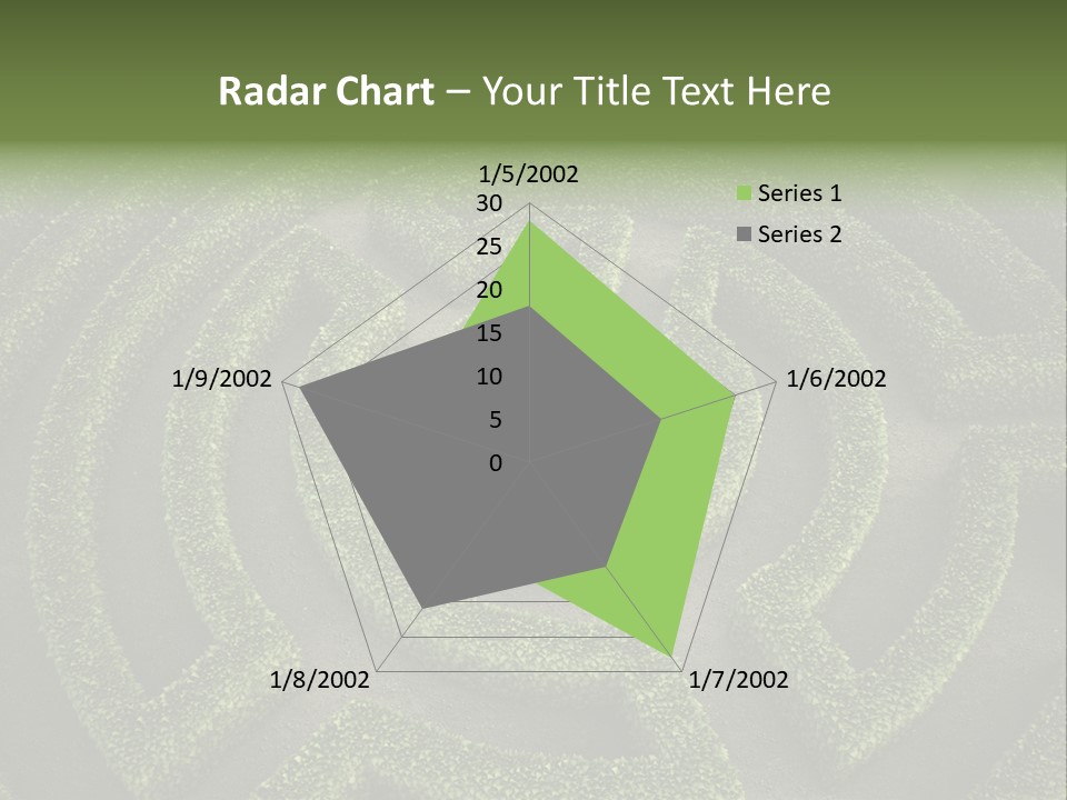 Landscape Way Exit PowerPoint Template