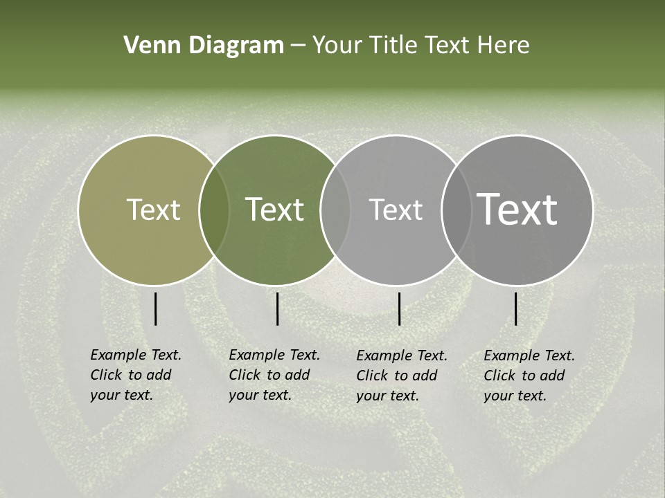 Landscape Way Exit PowerPoint Template