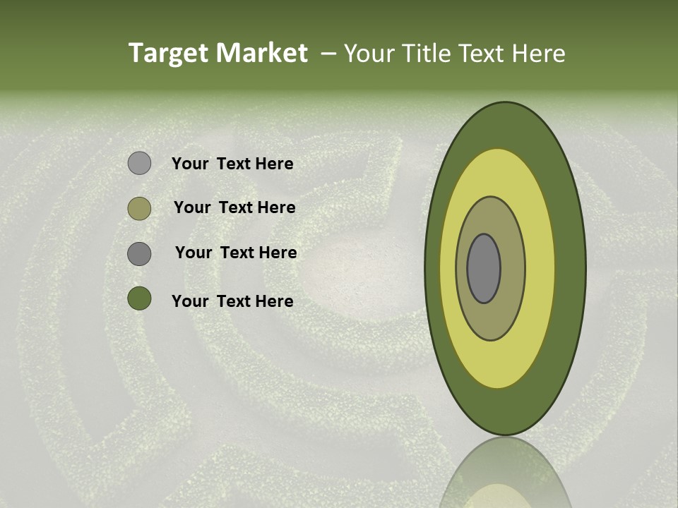 Landscape Way Exit PowerPoint Template