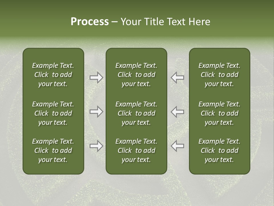 Landscape Way Exit PowerPoint Template